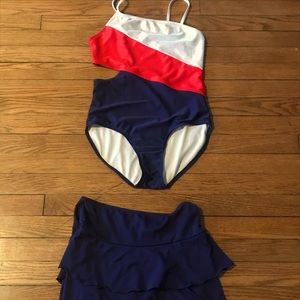 Girls 4th of July swimsuit